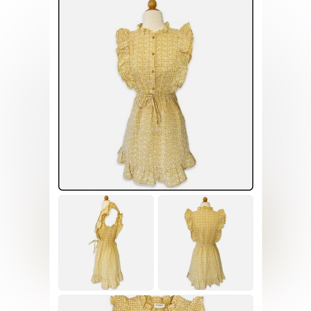 Yellow dress size small